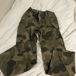 Hollister Camo Print Cargo Pants
